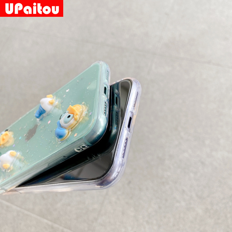 DONALD DUCK ốp điện thoại Kim Tuyến Nước Hình Vịt Cho Iphone 12 11 Pro Max 12mini Se2020 X Xr Xs Max 7 8 6 6s Plus | BigBuy360 - bigbuy360.vn