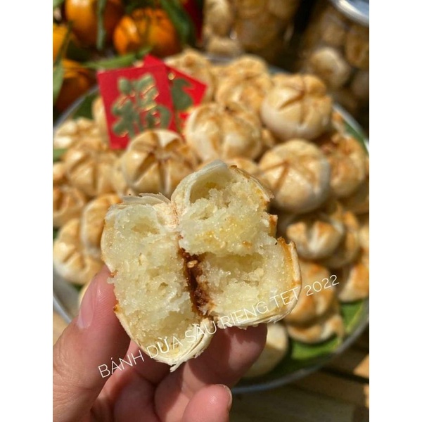 Combo sỉ 10 hộp bánh dừa nướng sầu riêng