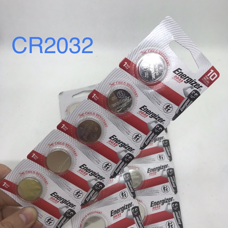 Pin Tròn Cmos CR2032 ENERGIZER 3V Lithium năng lượng cao dùng cho Remote xe máy, ô tô, Smarkey, máy lên dây đàn