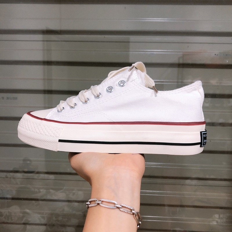 Giày Sneaker Nữ Giày Thể Thao Độn Đế 3cm 2  Màu