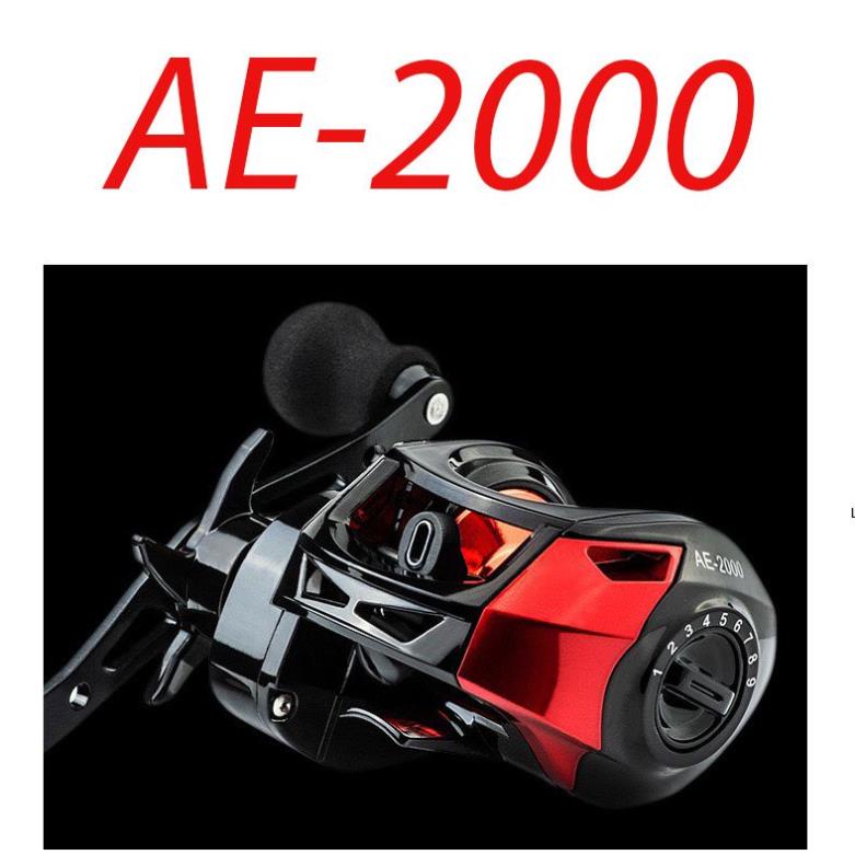 Máy Câu Ngang Lure Pro AE 2000 Máy Câu Lure Full Kim Loại Máy Câu Cá Tay Trái Và Tay Phải