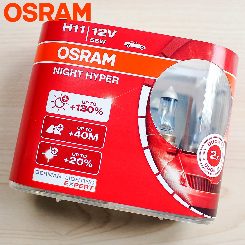 [Mã LTP50 giảm 50000 đơn 150000] Bóng đèn HALOGEN OSRAM Nouvo 5/6 tăng sáng trắng 130%