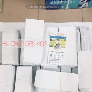 Combo 100 phôi phong bì in hình facebook