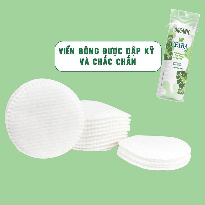 Bông Tẩy Trang Hữu Cơ Organic Ceiba Tree 80m