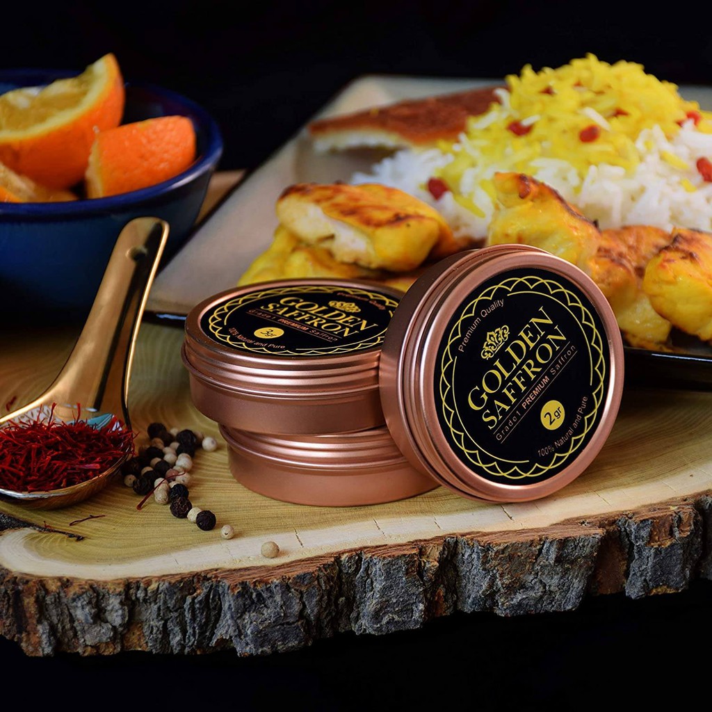 Nhuỵ hoa nghệ Tây Golden Saffron grade 1- 2 gram - hàng Mỹ chính hãng date 12/2024