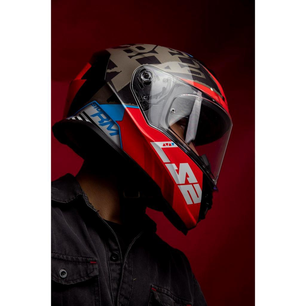 Mũ Bảo Hiểm Fullface Hai Kính LS2 FF800 Storm