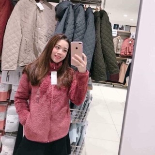 Áo khoác lông cừu siêu ấm