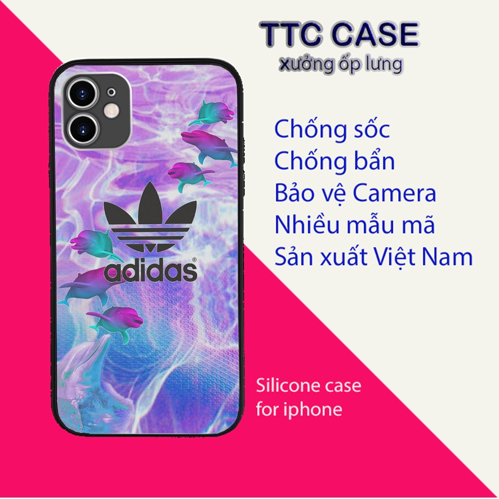 Ốp lưng ốp đt iphone ADIDAS sticker Xinh Nhất đủ 3 màu cho iphone TTC CASE ADIPOD00245