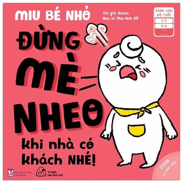 Sách - Miu bé nhỏ - Ehon kĩ năng sống - Combo 8 cuốn phần 2