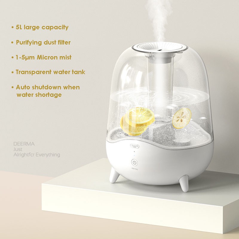 Máy tạo độ ẩm  Deerma F325 Air Humidifier 5L - Hàng Chính Hãng