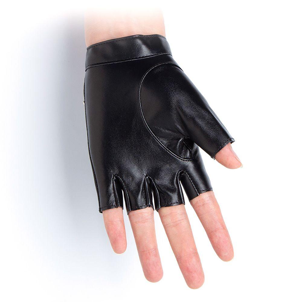 Găng Tay Hở Ngón Gắn Đinh Tán Phong Cách Halloween