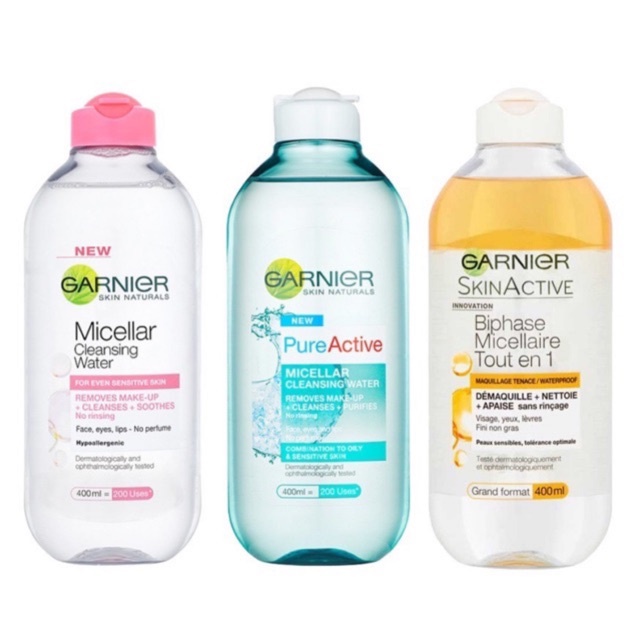 Nước tẩy trang Garnier Micella Cleasing Water 400ml - AILEE COSMETIC - S16