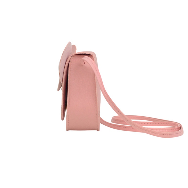 Túi Xách Tay Công Chúa Mini Bằng Da PU Có Thắt Nơ Dễ Thương 7 Màu Cho Bé Gái