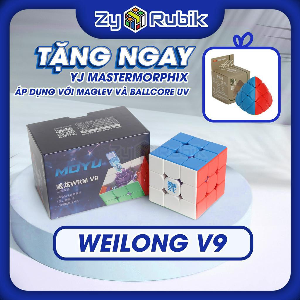 Rubik 3x3x3 2023 Moyu Weilong Wrm V9- Rubic 3 Tầng Weilong V9 3 Phiên Bản Magnetic/Maglev/ Ballcore UV- Zyo Rubik