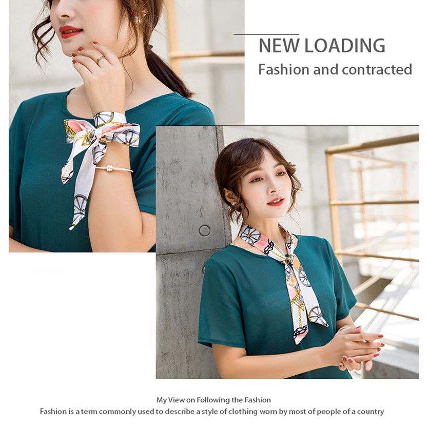 Khăn Buộc In Họa Tiết Thời Trang Đa Năng Cho Nữ