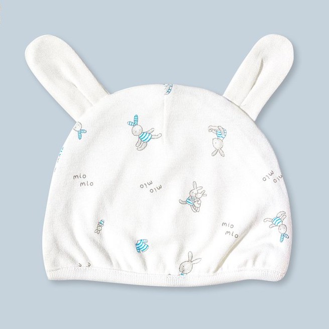 [MIO DÀY] Mũ sơ sinh Miomio dày 100% cotton