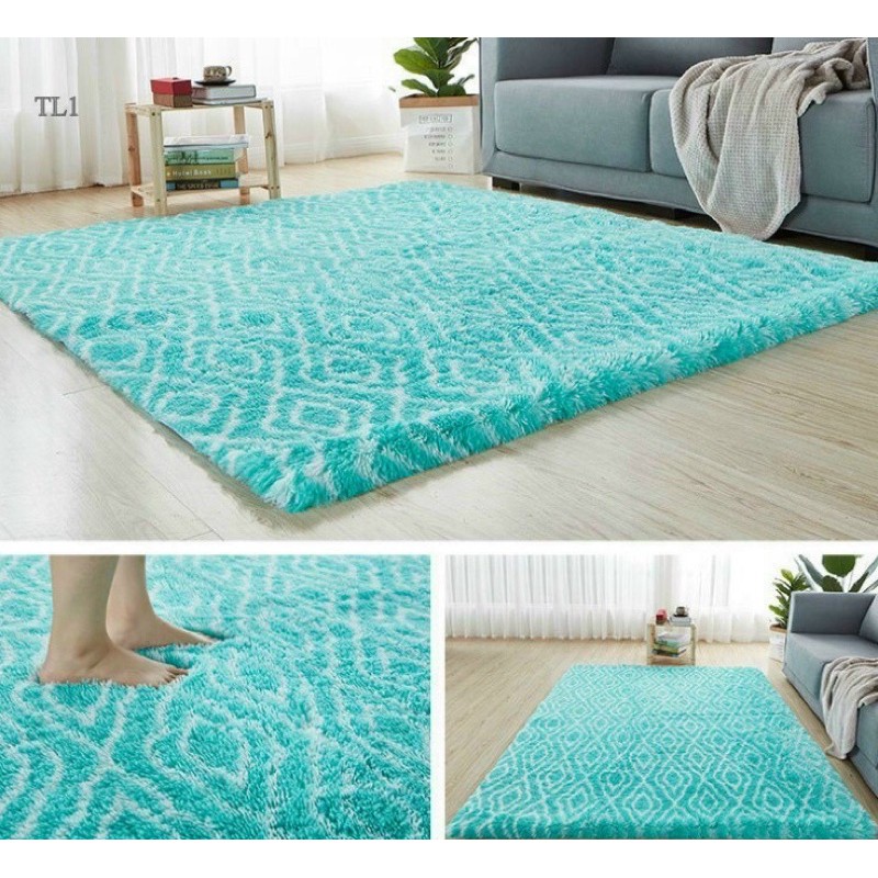 Thảm lông trải sàn 1m6*2m họa tiết cao cấp