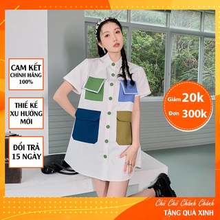 Mua qua live - váy trắng thiết kế