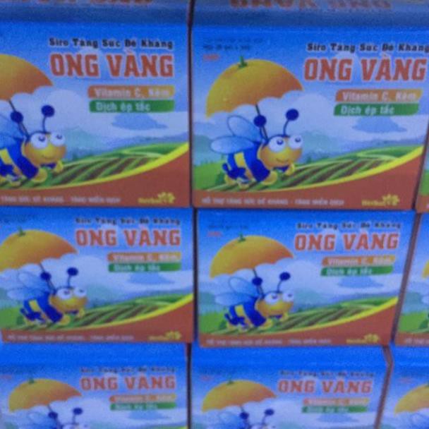 Siro Tăng Sức Đề Kháng Ông Vàng (Hộp 30 gói x 5ml)