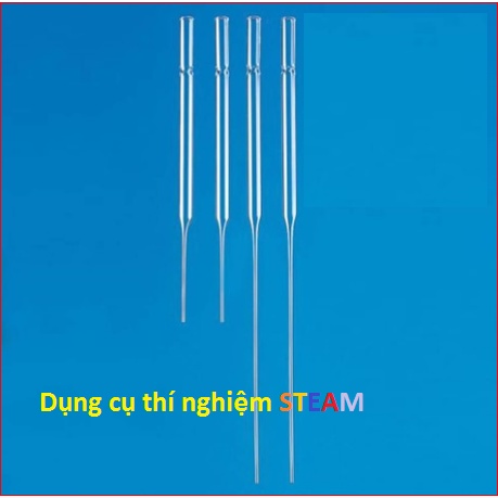 10 ống hút thủy tinh, ống hút pipet pasteur 15cm