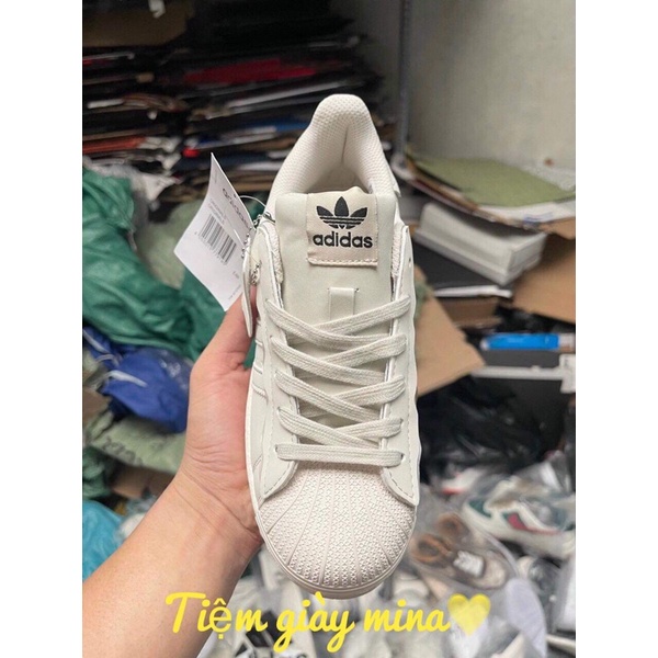 Giày adidas sò kem siêu cấp , sneaker thethao nam nữ buộc dây quảng châu