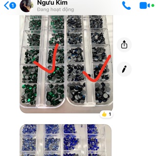 Combo đá nail gắn móng