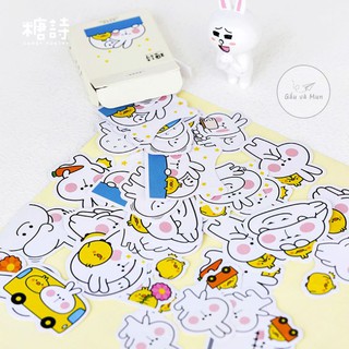【B1.2】  HỘP 45 STICKER COOL RABIT