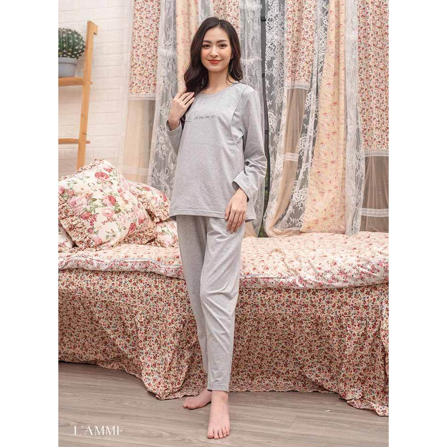 Đồ bộ bầu sau sinh (B01) thiết kế cho bé ti 100% cotton thoáng mát by LAMME