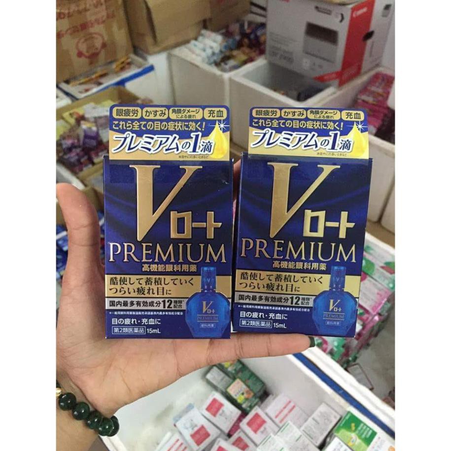 Nhỏ mắt Rohto V Premium