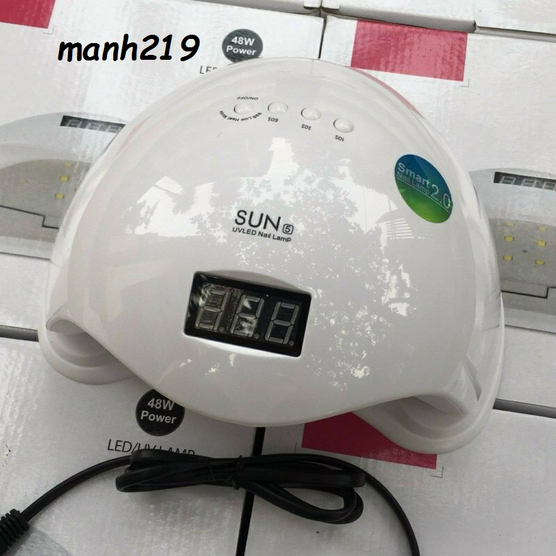 Máy Hơ Sun 5 Chữ nổi UV LED Nail Lamp   - manh219