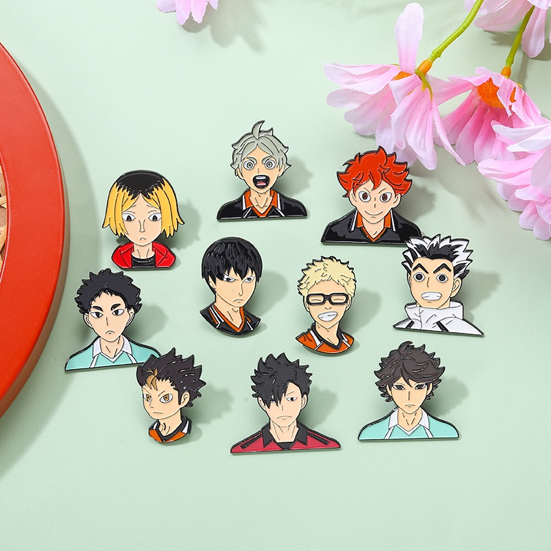 Ghim Cài Áo Hình Nhân Vật Hoạt Hình Anime Tráng Men 10 Kiểu Phong Cách Làm Quà Tặng Cho Bạn Bè