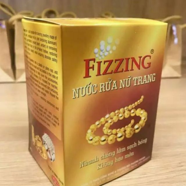  Nước rửa nữ trang Fizzing làm sạch nữ trang vàng bạc 70ml 