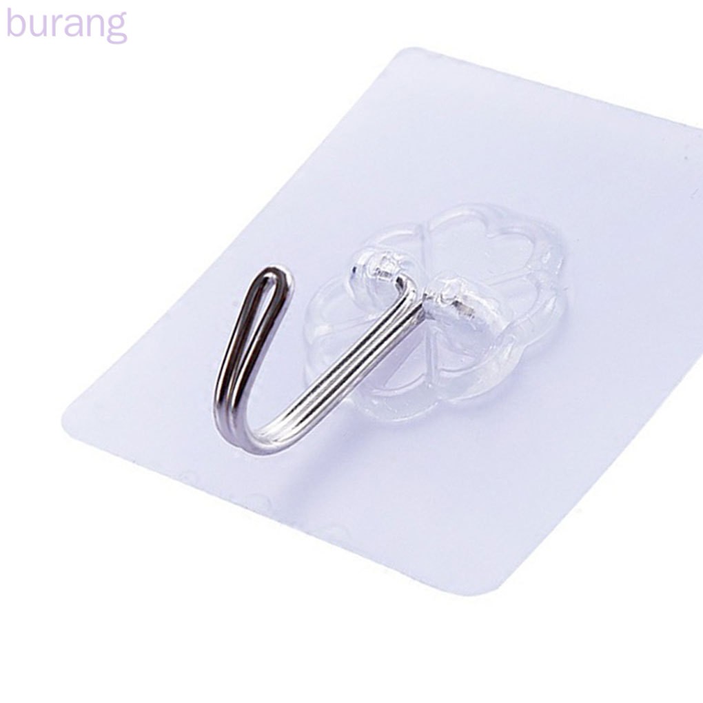 Set 6 móc treo đồ dán tường trong suốt tiện dụng