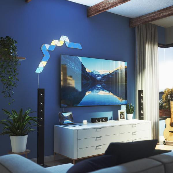 Nanoleaf Shapes Mini Triangle Smarter Kit –  Đèn thông minh tam giác nhỏ 5 miếng