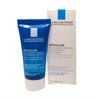 Gel Rửa Mặt Tạo Bọt Làm Sạch Cho Da Dầu Và Nhạy Cảm La Roche-Posay Effaclar Purifying Foaming Gel