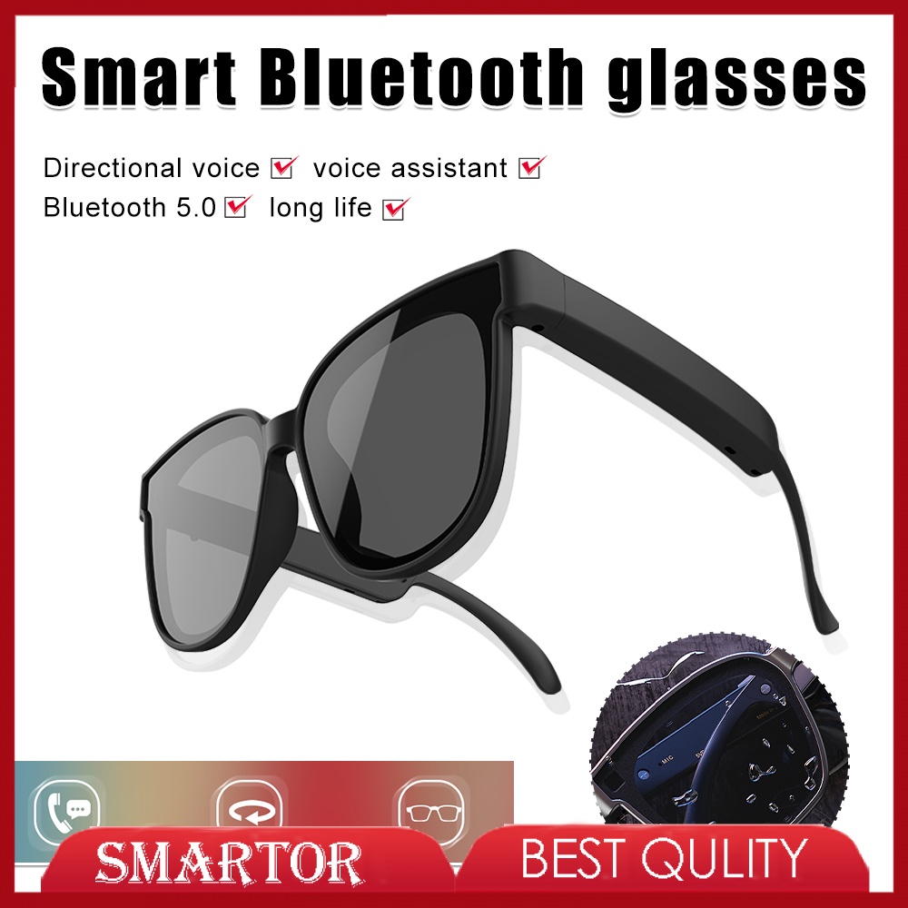 Kính mát thông minh VIRWIR DY-12 kết nối Bluetooth 5.0 phong cách thể thao