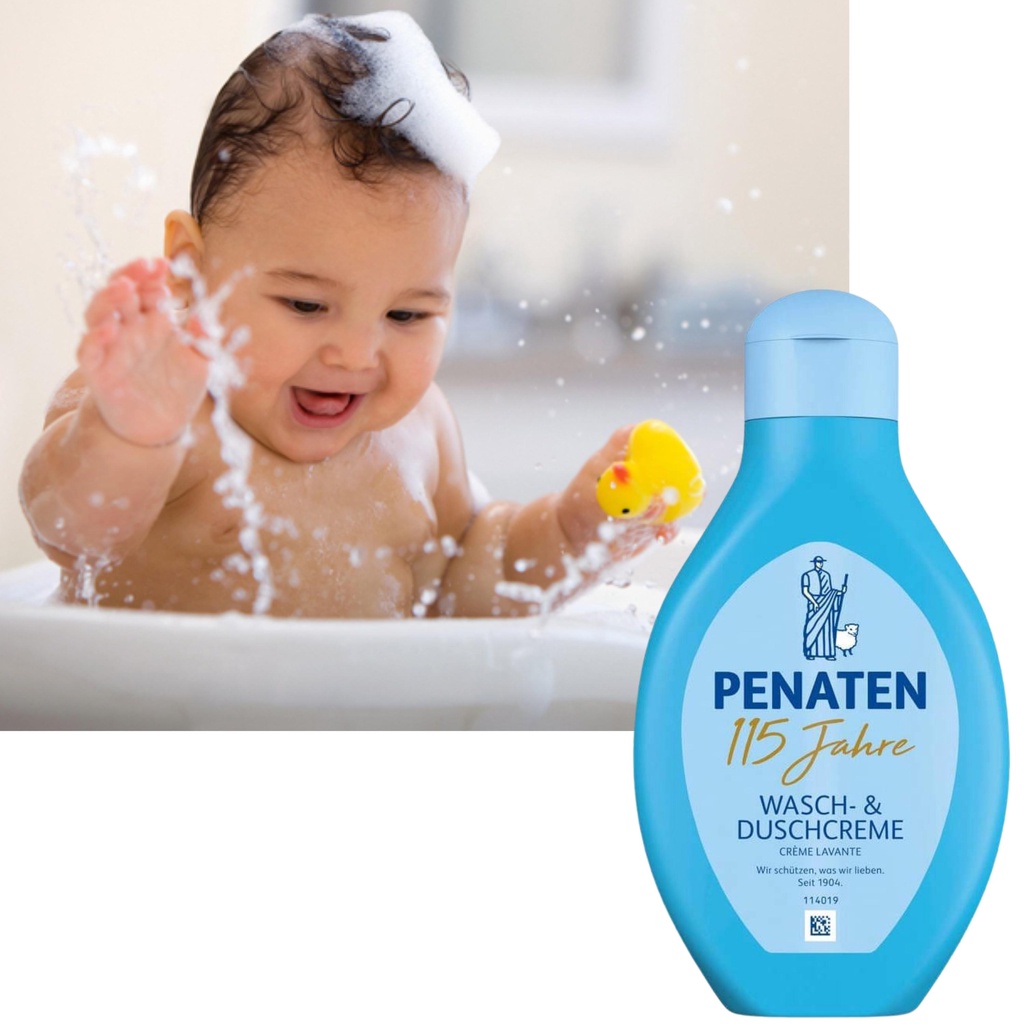 Sữa tắm cho bé sơ sinh Penaten 400ml và sữa tắm gội PENATEN Bad &amp; Shampoo 2 in 1