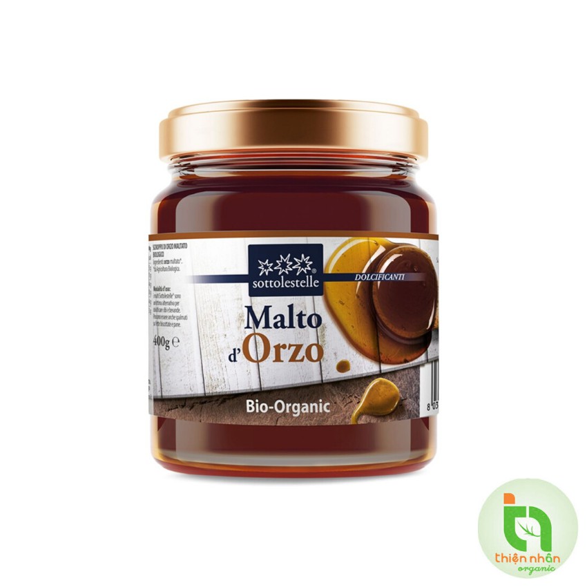 Mạch nha lúa mạch hữu cơ Sottolestelle 400g