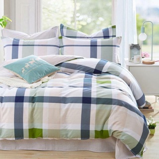 SET CHĂN GA GỐI COTTON LỤA 