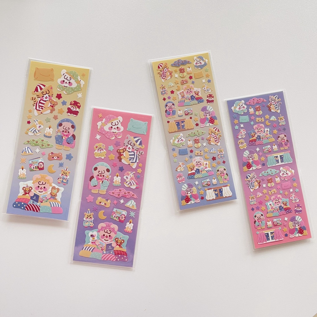 Miếng dán PVC chống thấm nước họa tiết hoạt hình đáng yêu