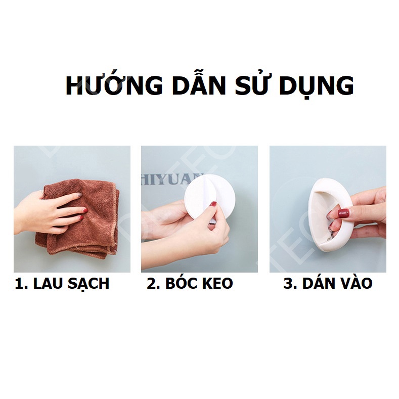 Tay Cầm Nắm Cửa Hình Tròn Dán Tường Thay Thế Ngăn kéo Cửa Phòng Cửa Tủ mã TNC DL TECH