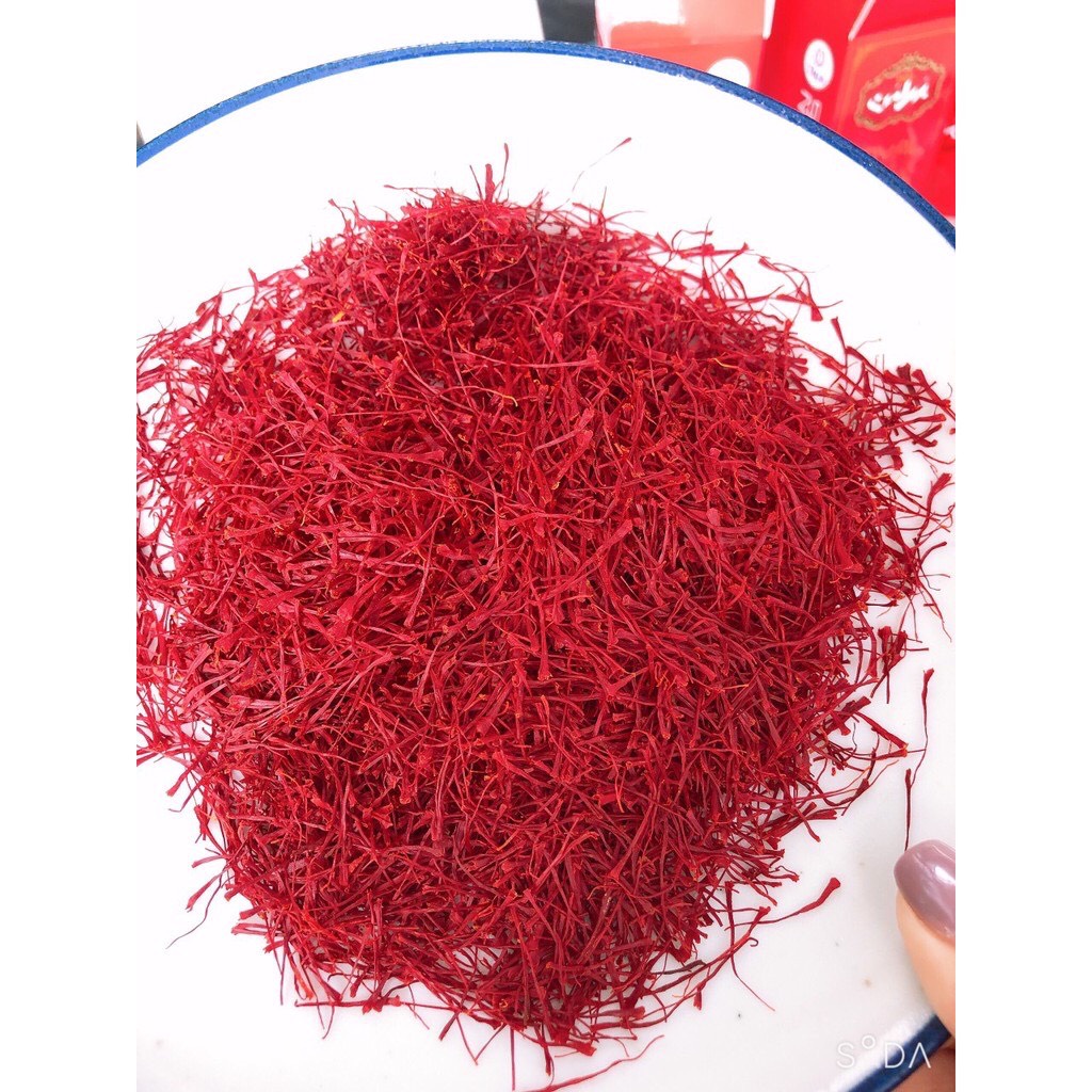 Saffron Tây Á  Bahraman super negin - 5gram - nhuỵ hoa nghệ tây - nhập khẩu độc quyền từ Iran