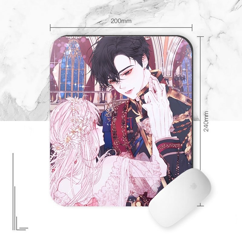 Miếng di chuột in hình TRỞ THÀNH GIA ĐÌNH CỦA NHÂN VẬT PHẢN DIỆN manhwa dễ thương anime