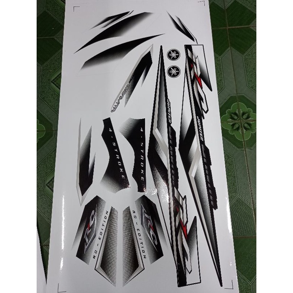 Tem rời jupiter gravitar RC đen trắng