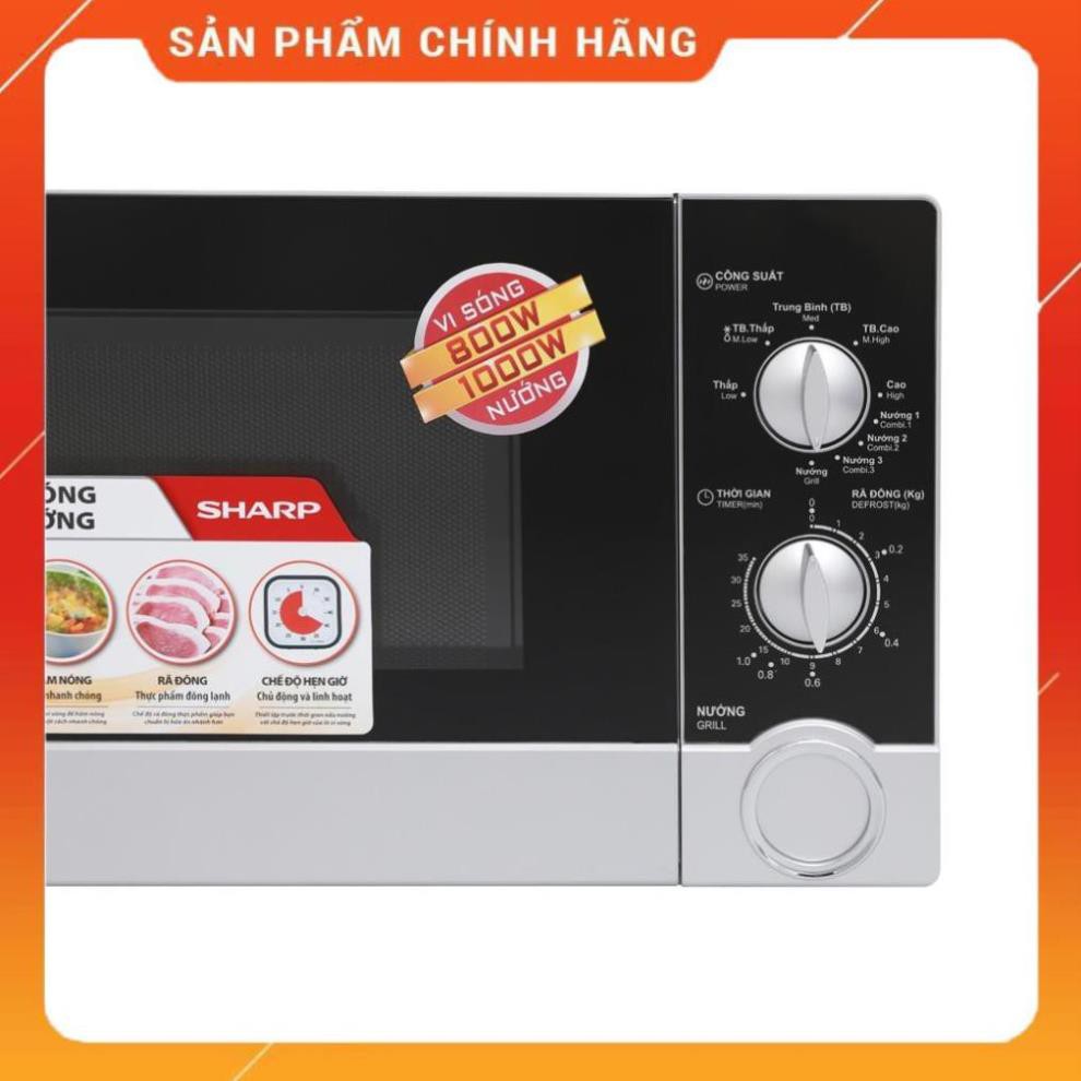 [FreeShip] Lò vi sóng Sharp RG223VNS 20L & RG302VNS | RG322VNS 23L, có nướng 800W (Hàng chính hãng) 24/7