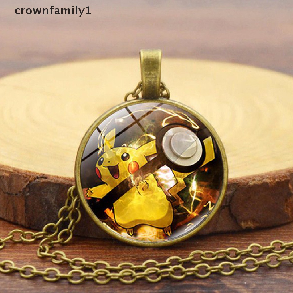 [crownfamily1] Vòng cổ Mặt Pokemon Đơn Giản Tinh Tế Phong Cách Nhật Bản