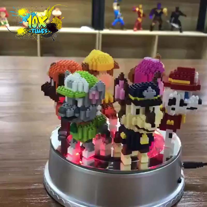 mô hình lắp ráp 3D cún con siêu nhân dễ thương quà tặng sinh nhật trẻ em bạn trai bạn gái