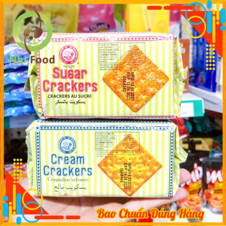 Bánh Ăn Kiêng Lúa Mạch Hup Seng Cream Crackers, Gói 125g