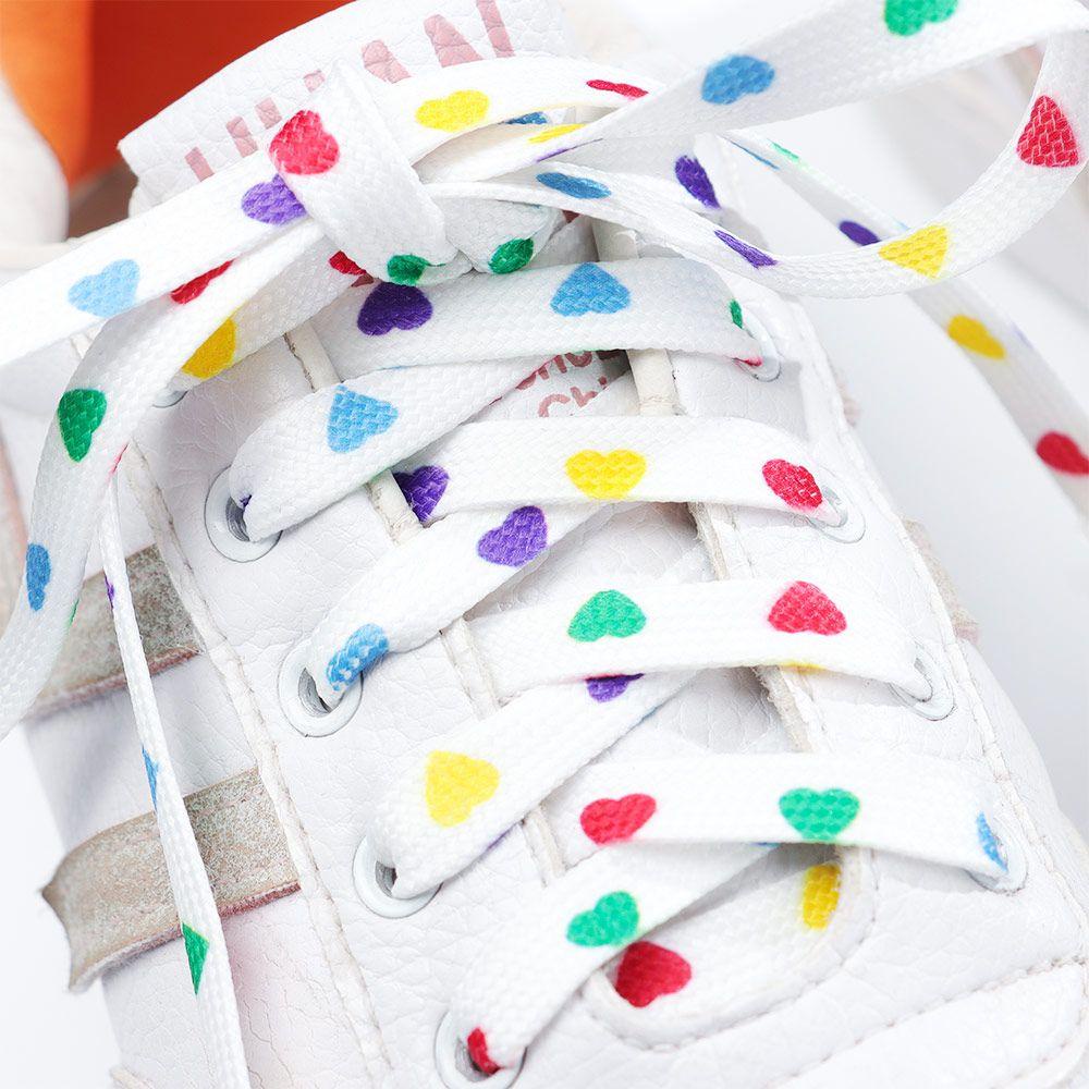 .Dây Giày Thể Thao In Họa Tiết Nhiều Màu Sắc Thời Trang