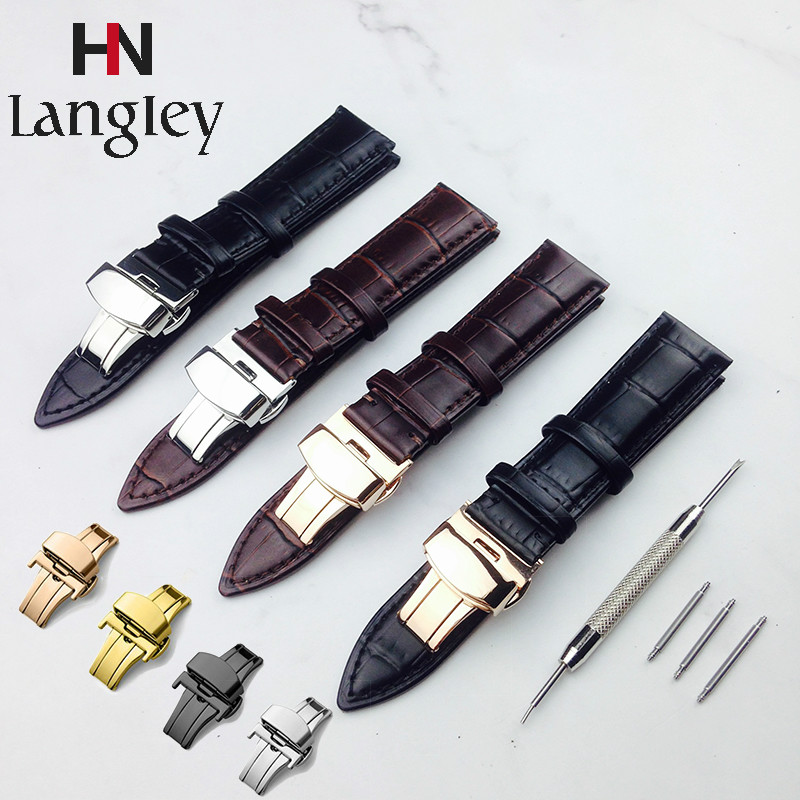 Dây Da Đồng Hồ Đeo Tay 18mm 19mm 20mm 21mm 22mm